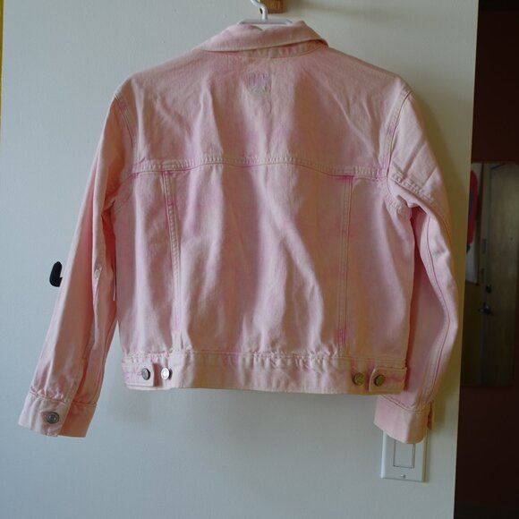 Gap pink denim jean jacket S Small SM - Picture 12 of 14